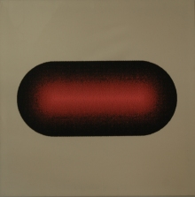 Pille, Siebdruck auf Leinwand, 120 x 120 cm