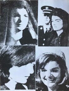 Jacqueline Kennedy III, 1966, Siebdruck, 101,6 x 76,2 cm, Auflage 200
