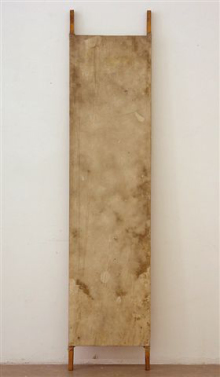 Bahre, Ohne Titel (48 . Aktion), 1975, 218 x 51 cm, signiert, datiert