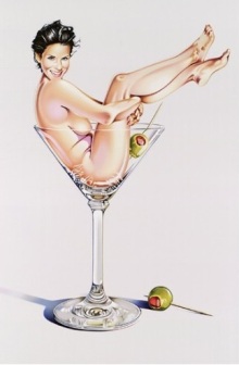 Martini Miss #2, 2004, Originallithographie, 88 x 59 cm