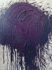 o.T., 2018, Acryl auf Leinwand, 80 x 60 cm