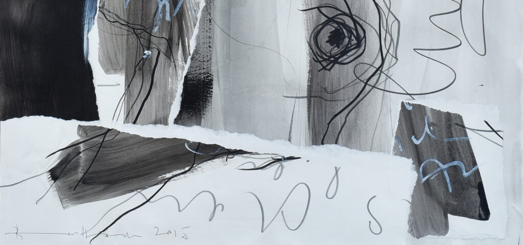 Ausstellung „Malerei und Kalligraphien“ von Bernhard Aichner in der Galerie Rhomberg