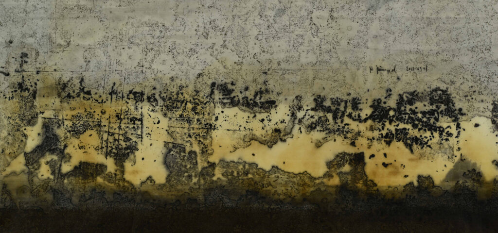 Ausstellung „Unbestimmtes Land“ von Norbert Pümpel in der Galerie Rhomberg