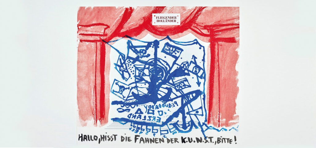 Ausstellung „Jonathan Meese“ von Jonathan Meese in der Galerie Rhomberg